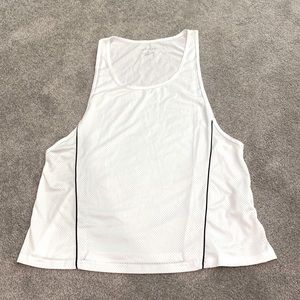 White Athletic Tank - Medium; NWOT